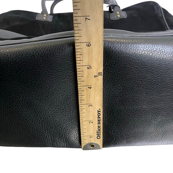 Filson Black Leather Travel Tote Bag - Picture 13 of 13